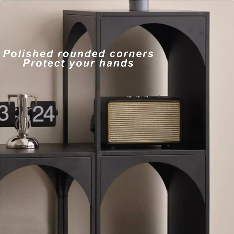 metal bookshelf, shelving unit for living room bedroom, side storage shelf rack, metal bookcase, metal furniture